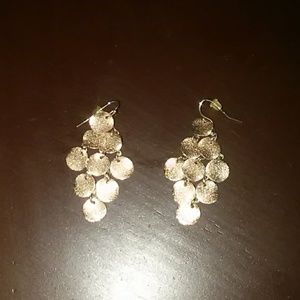 Sparkly gold earrings